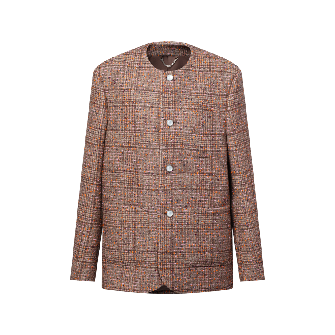 Louis Vuittonルイヴィトン コーデュロイジャケット茶48 Louis Vuitton Nigo Reversible Giant Damier Bomber Camel Beige